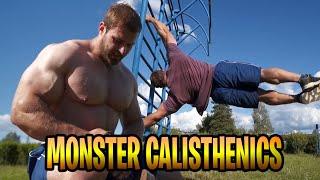 Andrey Smaev the heavyweight monster of calisthenics and street workout