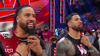 Sami Zayn & Kevin Owens challenges The Usos for WrestleMania (Full Segment)