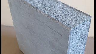 Lightweight concrete made of cement limestone aluminum powder for peb buildings thermal insulation