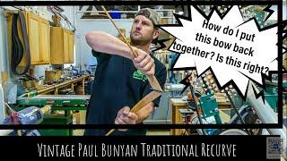 THE CHALLENGE  |  Make a Vintage Paul Bunyan Recurve a Two-Piece Takedown