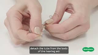 How do I clean my behind-the-ear hearing aids with ear moulds? Specsavers Audiology Australia