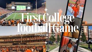 My first Oklahoma State football game!!!