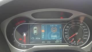 Ford S-max oil service indicator reset (cz)