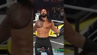 Roman Reigns Spear #wwe2k24 #wwe #wrestlemania #viralvideo #viralshorts #gameplay