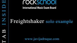 Rockschool Grade 8: FREIGHTSHAKER solo example (TAB - PDF)