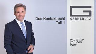 Dr. Clemens Gärner, Experte für Familien- und Wirtschaftsrecht zum Thema Kontaktrecht - Teil 1