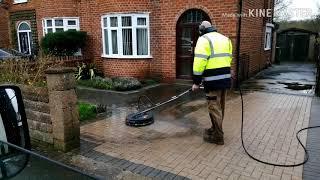 Drive way restoration cleaning 5 years worth of dirt