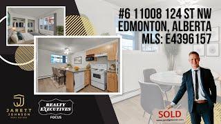 Downtown Condo Opportunity | 6 11008 124 St NW | Edmonton Alberta | Jarett Johnson Real Estate