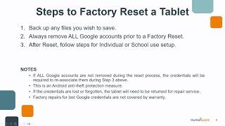 MATT Connect #32: How to Factory Reset Your Tablet (v2.1)