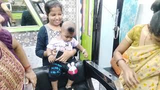 1 year baby ka  trimmer se head save ‍#mahi Veena Beauty Vlog #viral