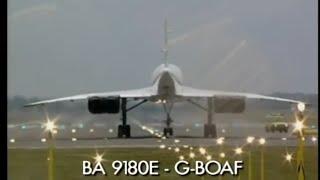 Concorde take off (Raw afterburners)  BA 9180E - G-BOAF July 17th 2001