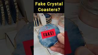 FAKE Crystal Coasters (Fake Agate & Rose Quartz) #crystals