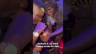 Sarkodie & Jay Bahd Having Smoking together is a high level