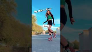 Rollerskate Tricks #shorts #rollerskating #funfitness #flow #skate #dance #girl #skatergirl #tricks