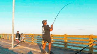 Pier Fishing for the Coveted 'Texas Inshore Grouper' and Bull Reds