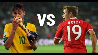 Neymar vs. Mario Götze ● Goals & Skills ● 2014