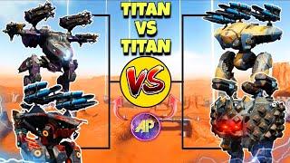  ALL TITANS 1VS1 TOURNAMENT COMPARISON || WAR ROBOTS WR ||