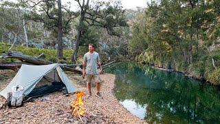 Fly Fishing & Solo Camping in the Mountains (CREEPY nighttime encounter!)