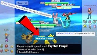 INVINCIBLE WONDER GUARD ZERAORA MAKE THIS POKEMON SHOWDOWN PLAYER SALTY