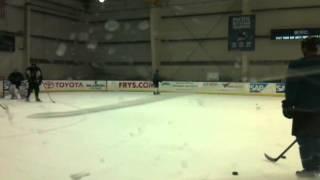 Sharks practice 2 on 0