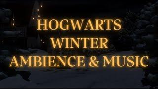 Harry Potter | Cozy  Winter Night at Hogwarts : Ambience & Music