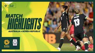 CommBank Matildas v Korea Republic | Highlights | International Friendly #2