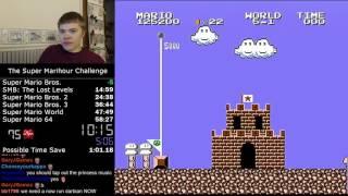 (56:17) The Super Marihour Challenge - 6 games in 60 minutes!