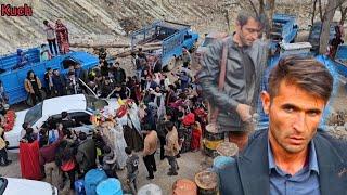 Wedding celebration in the nomadic region of Iran with ancient methods in the mountains