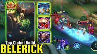 BELERICK BEST TANK BUILD FULL AGGRESSIVE ROTATION BELERICK COUNTER? - MLBB BELERICK GAMEPLAY