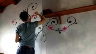 Speed Painting - Wall Art Tree