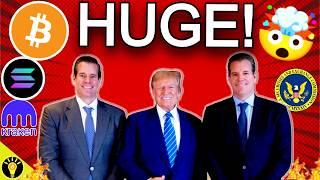 HUGE! DONALD TRUMP GETS $2 MILLION IN BITCOIN FROM WINKLEVOSS TWINS!