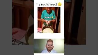 Try not to react 