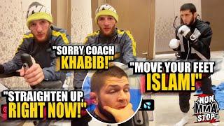 Coach Khabib Nurmagomdov Shows NO MERCY in Training his Dagestan Fighters for UFC 267