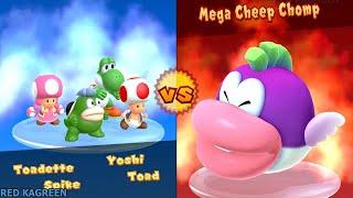 Mario Party 10 Haunted Trail - Spike vs Toadette vs Yoshi vs Toad (Very Hard)