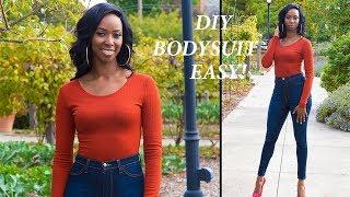 DIY Long Sleeve Bodysuit/Leotard (Easy) | Step by Step
