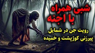 شبی همراه با اجنه | رویت جن در شمایل پیرزنی کوژپشت و خمیده