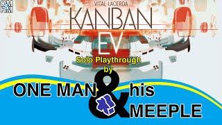 One Man and His Meeple plays Kanban EV solo (on Tabletopia)