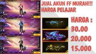 Jual akun ff murah meriah harga kantong pelajar | jual akun free fire sultan emot gelap