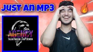 Agency - Rap Demon | Talha Anjum | Prod. by UMAIR (Lyric Video) | REACTION | PROFESSIONAL MAGNET