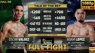 OSCAR VALDEZ (MEXICO) vs DAVID LOPEZ (USA) FULL FIGHT!