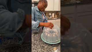 Girl bake cake for the 1st time and this happen  WATCH TIL END #shorts