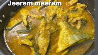 Goan recipes | Pomfret fish jeerem meerem/ tangy and spicy fish curry| Goan fish curry