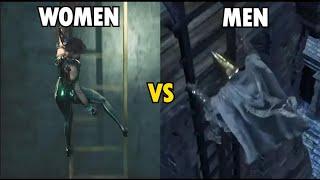 How Female vs Male characters climb Ladder (Stellar Blade vs Bloodborne)