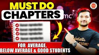 Must Do Chapters for JEE Physics | Average , Below Average & Above Average | Don't Miss | JEE 2025