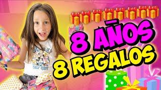 8 AÑOS 8 REGALOS  Martina cumple 8 años y Daniela Go le quita los regalos 