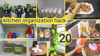 20 practical ways kitchen organization ideas/time & money saving ideas /brilliant hack