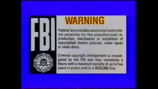 FBI Warning - VHS