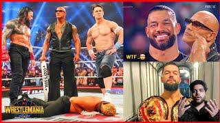 'Holy Fu.. .. Roman is the 3rd Guy !! Cena Confirm Champion, Roman JOINS ROCK at  WrestleMania 41