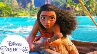 Moana's First Time Sailing | Disney Princess