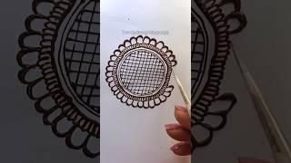 new mandala design | easy mandala henna design #hennastain #mehendi #hennainspo  #mehndibypooja